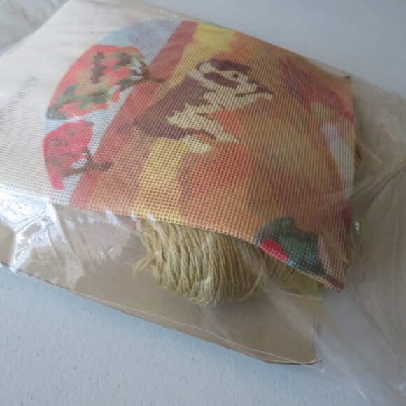 Pheasant on Point Picture Columbia Minerva Needlepoint Vintage kit #2114, 1984 - Picture 6 of 9